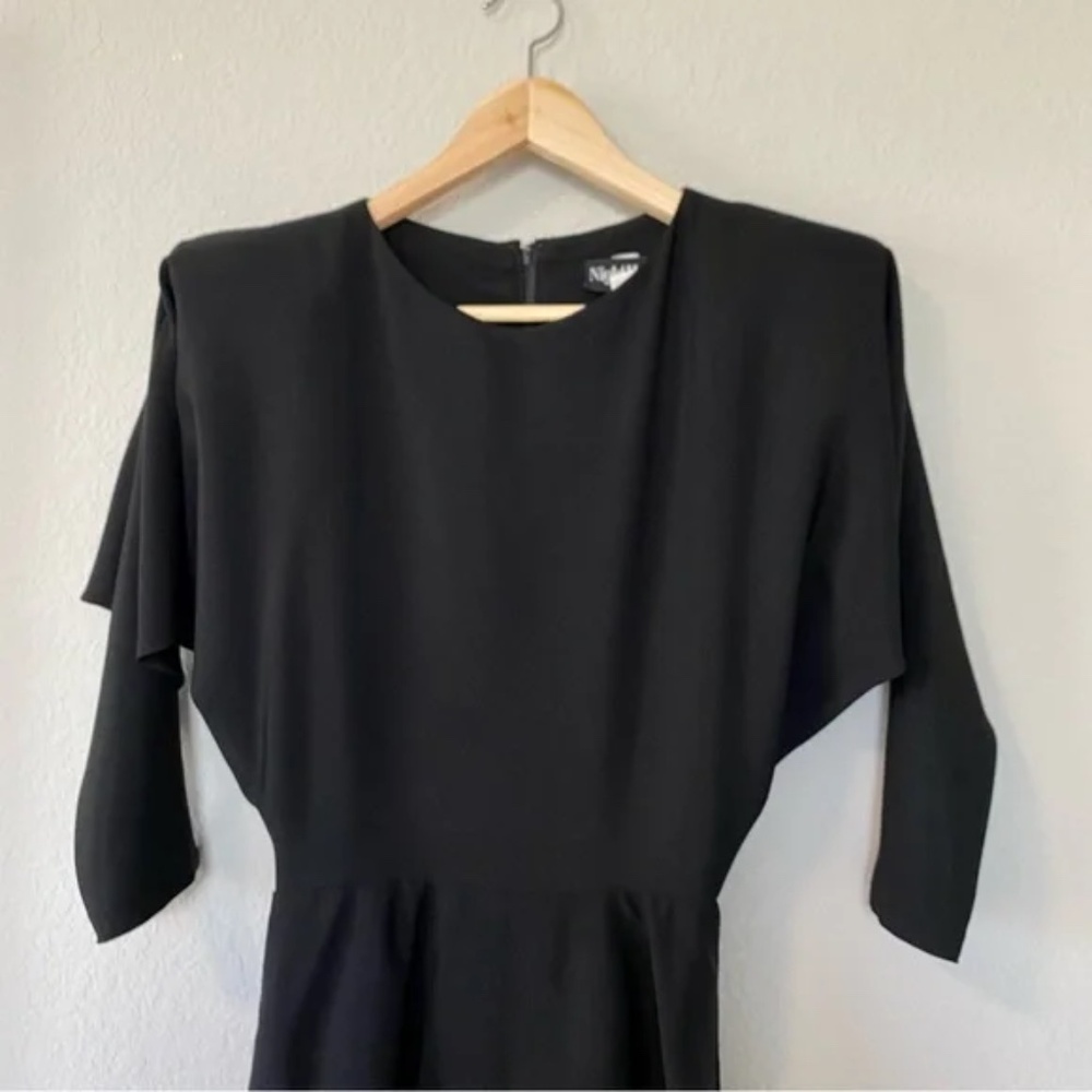 Night Way Black Ruffle Dress - Picture 6 of 9